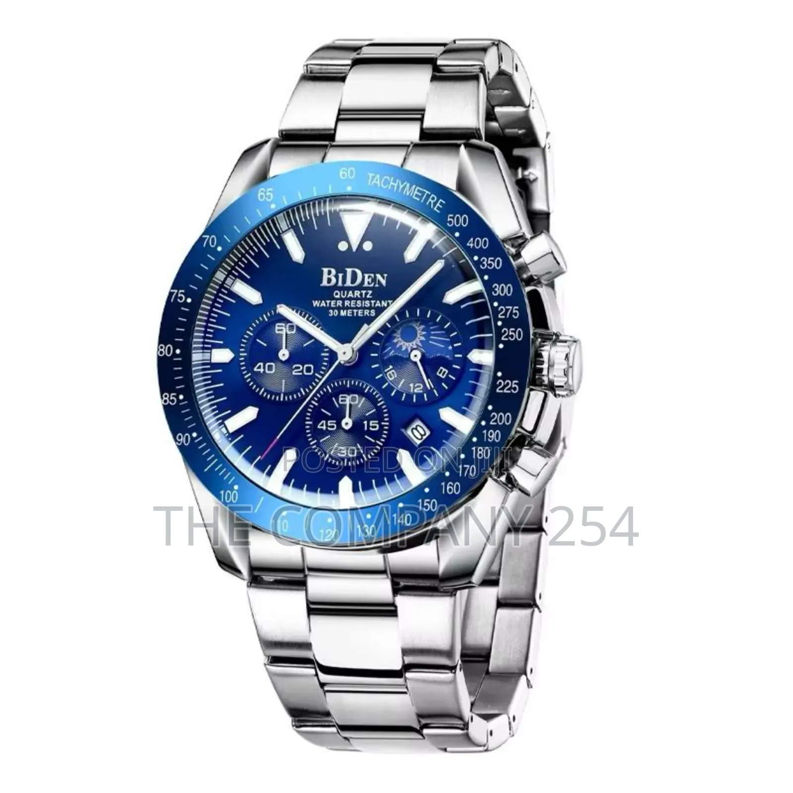 Biden Chronograph Watch Date Display Water Resistant Watch