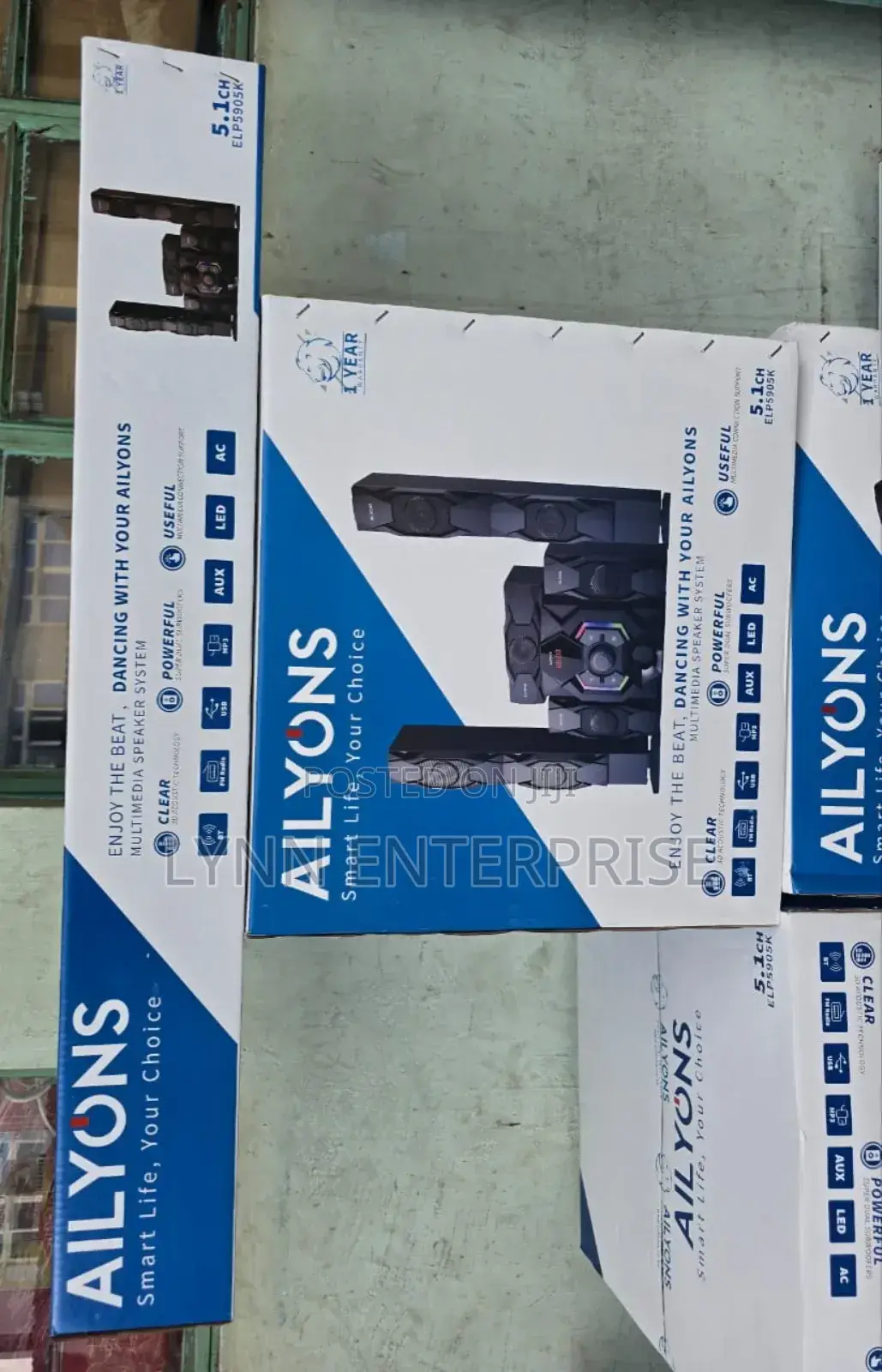 Ailyons Elp5901k 5.1ch Home Theater Multimedia Speaker Sound