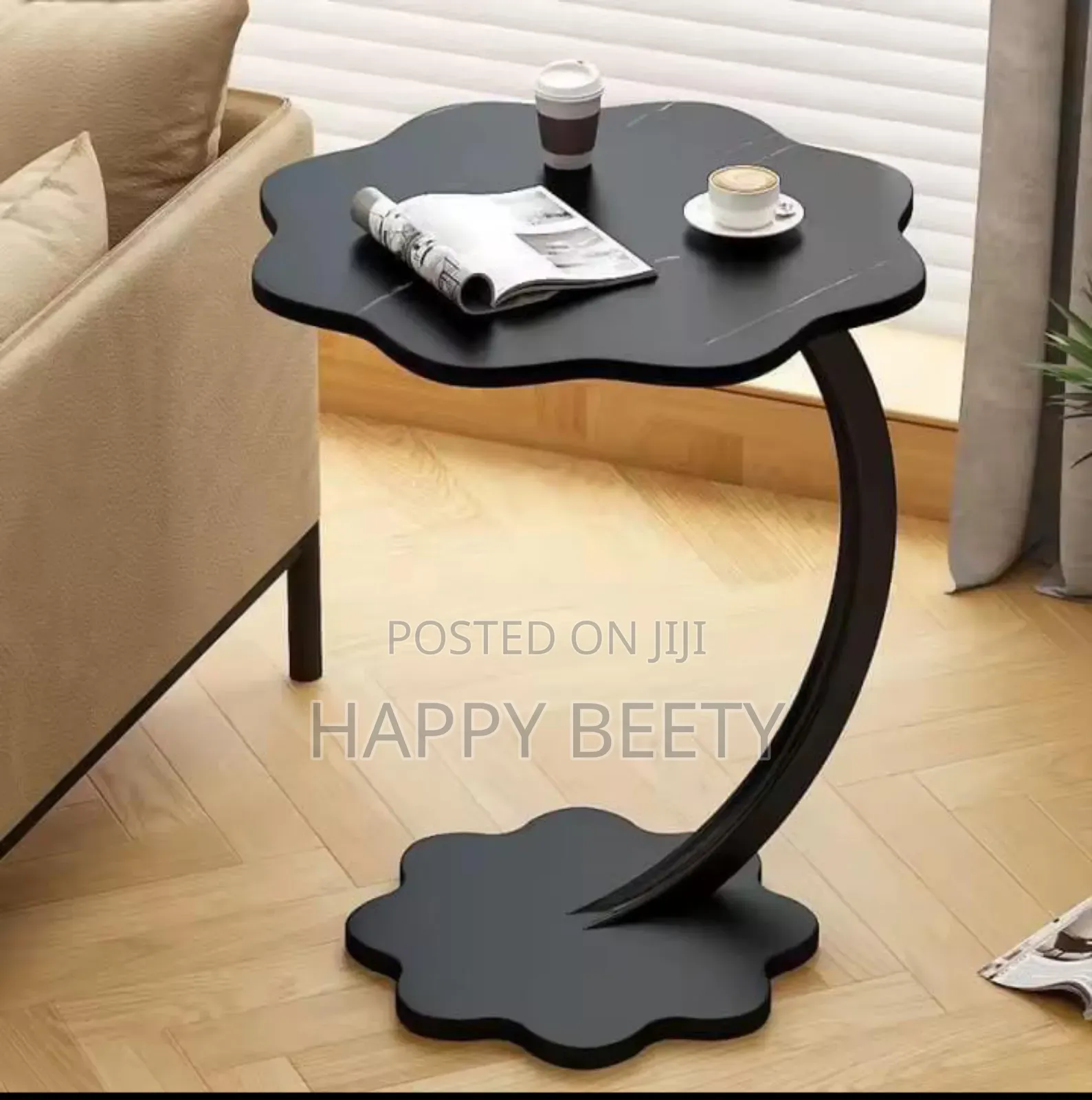 Floral Bedside/ Couch Side Stool