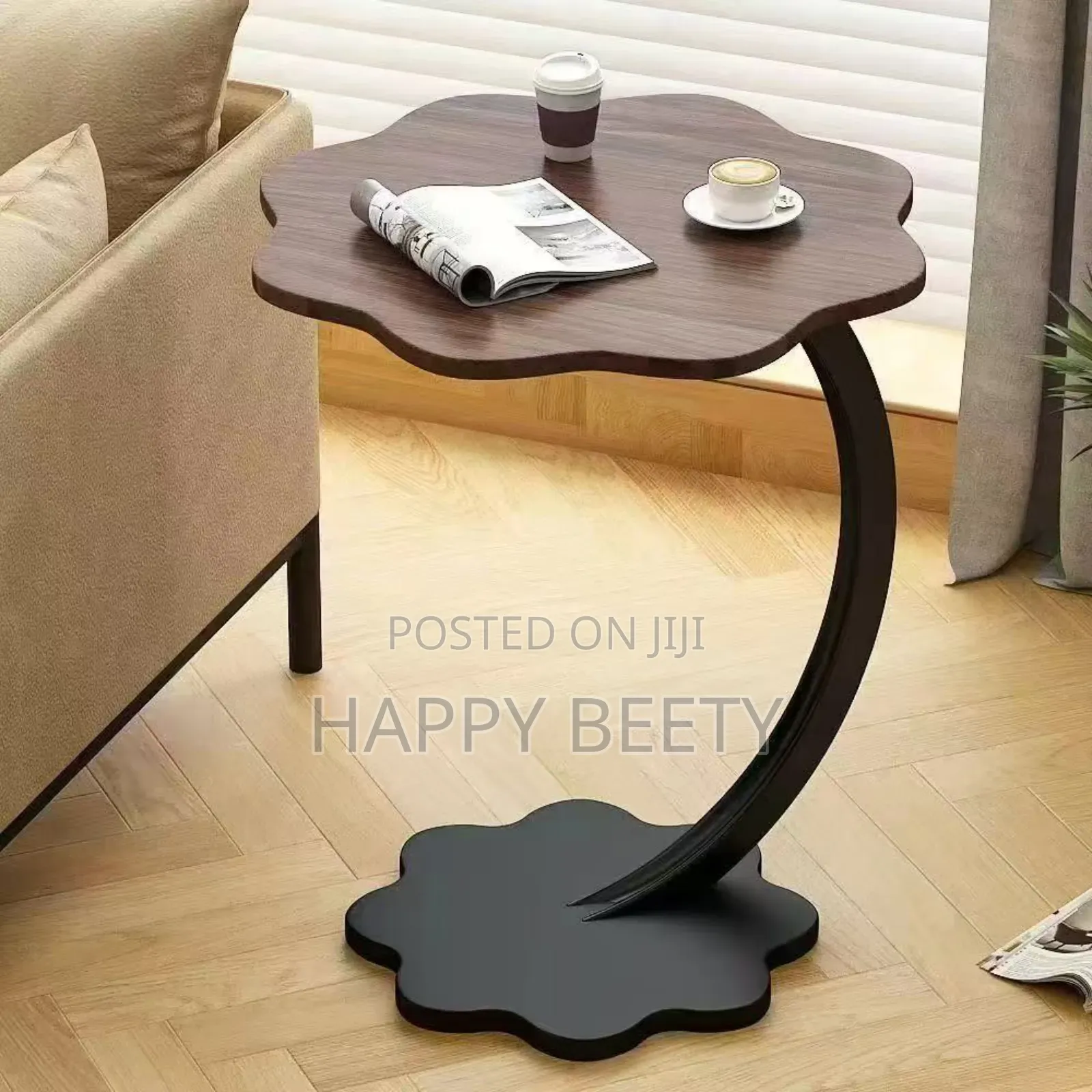 Floral Bedside/ Couch Side Stool
