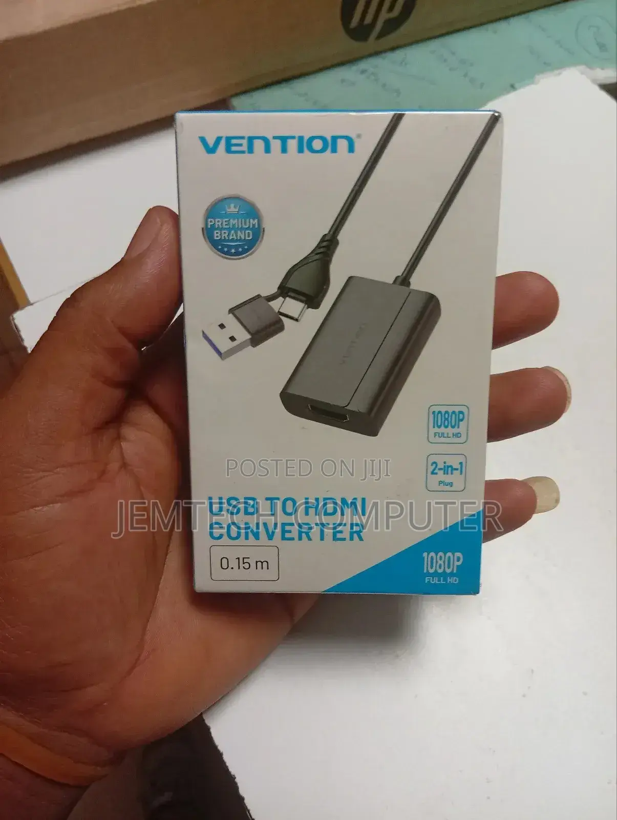 Vention Usb-C + Usb-a to Hdmi Adapter 0.15m Gray Aluminium Alloy Type