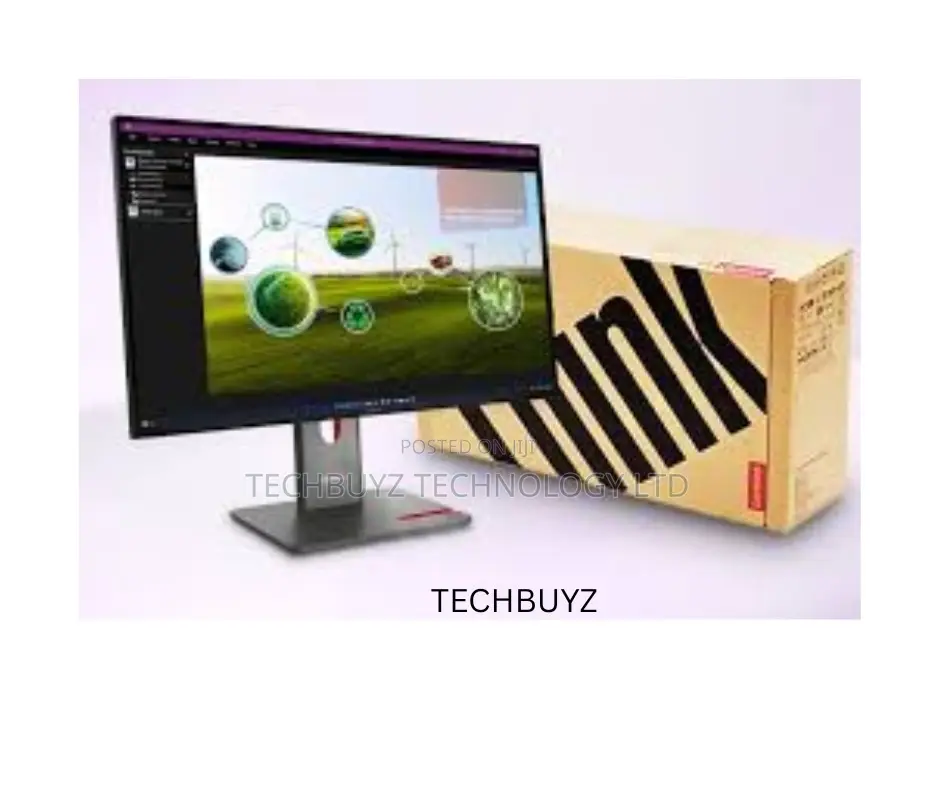 Lenovo Thinkvision P27q-40 27" Qhd Usb-a,Usb-c,Usb-b,Display Port,Hdmi