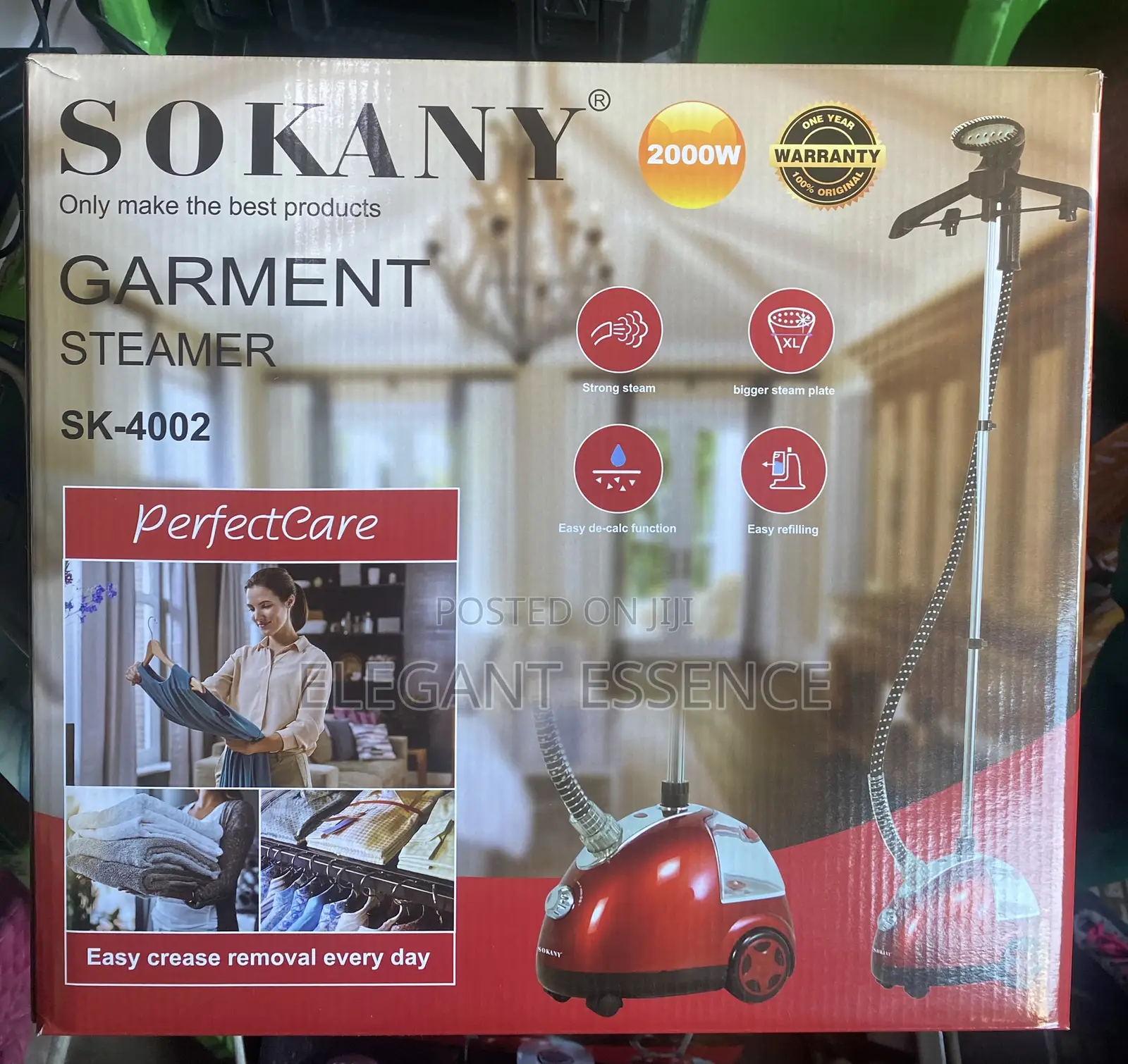 Sokany 1.6l Heavy Duty Standalone Garment Steamer Professional Steamer