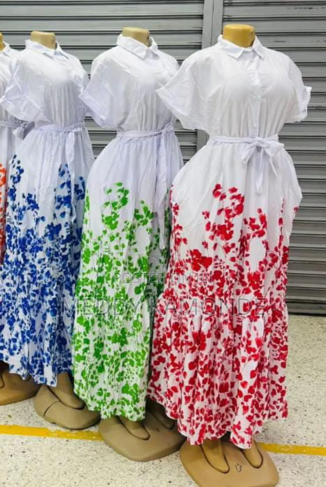 White Floral Sunny Dresses
