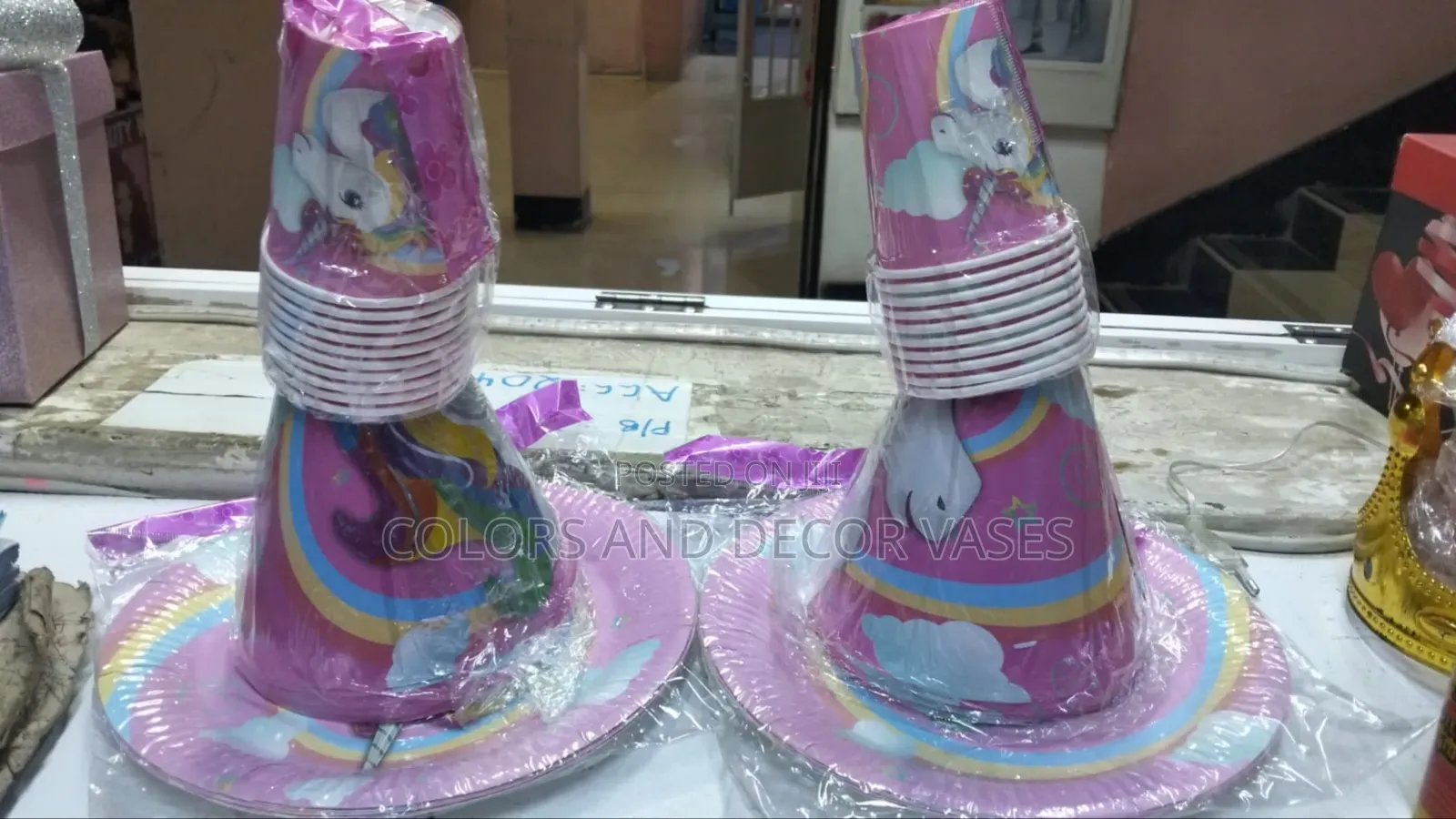 Unicorn Party Items Available