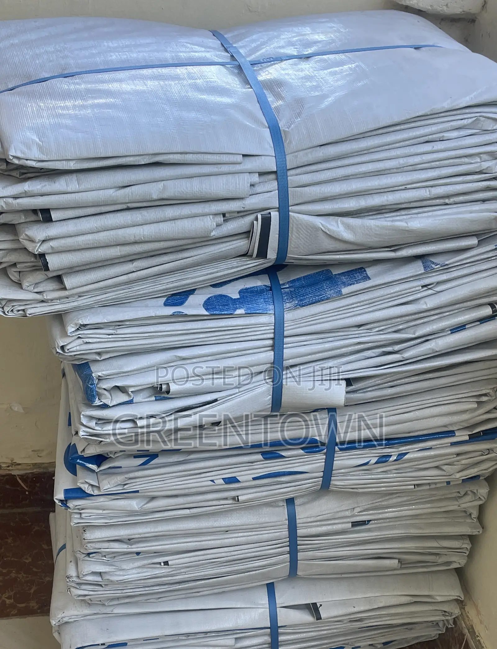 Heavy Tarpaulin (White Hdpe) Heavy Duty Hema. 4m by 6m of 5kg Each