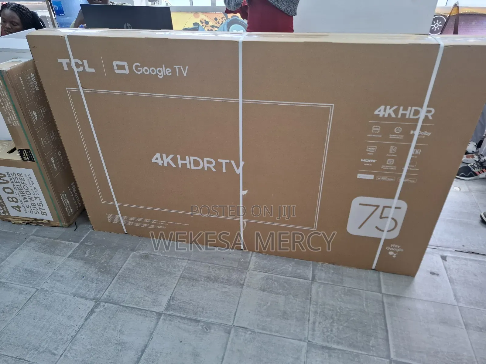 TCL 75′′ V6c HDR Smart Google Tv – 75v6c (2025 Model)