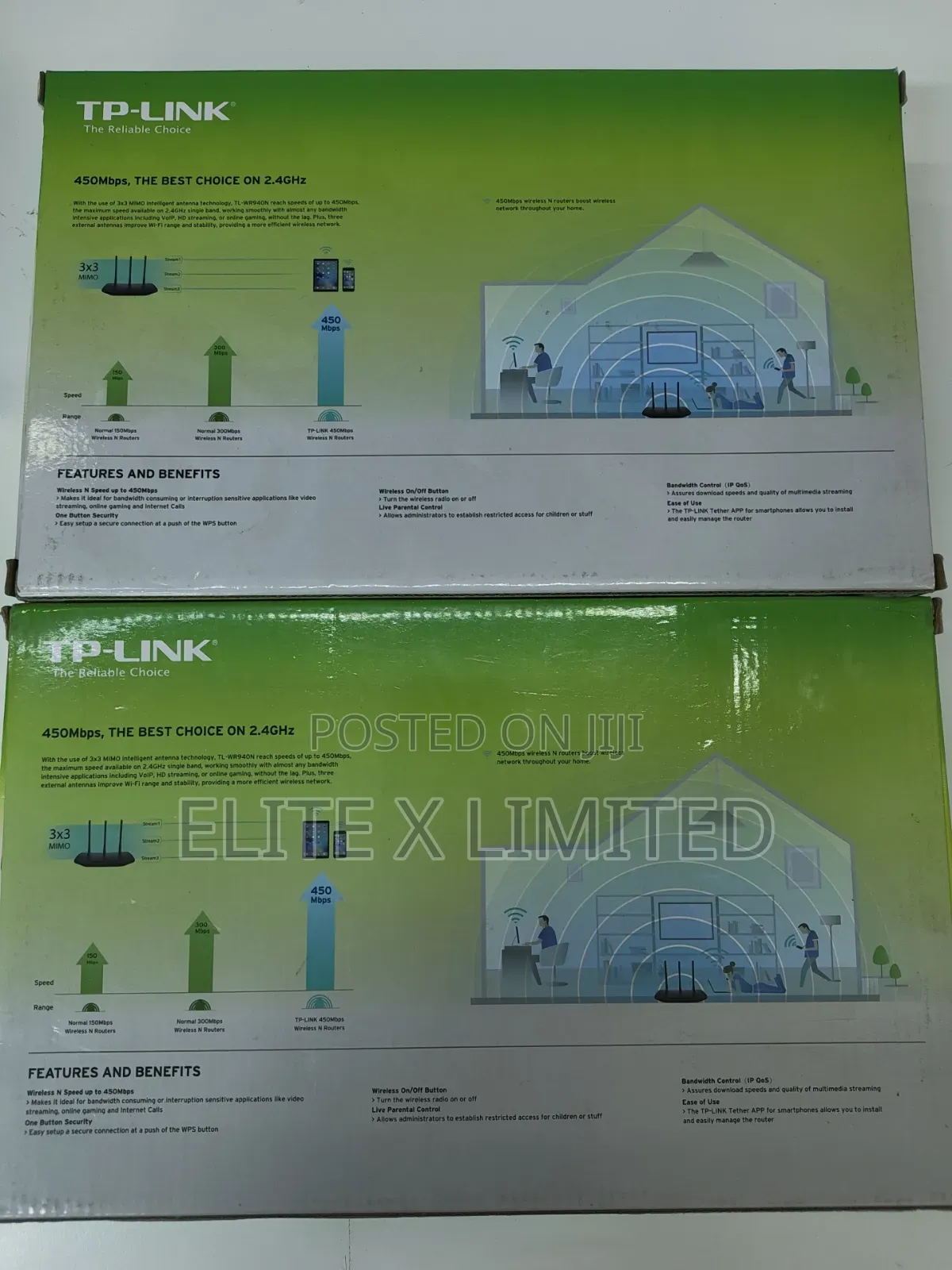 Tp-Link 450mbps Wireless N Router