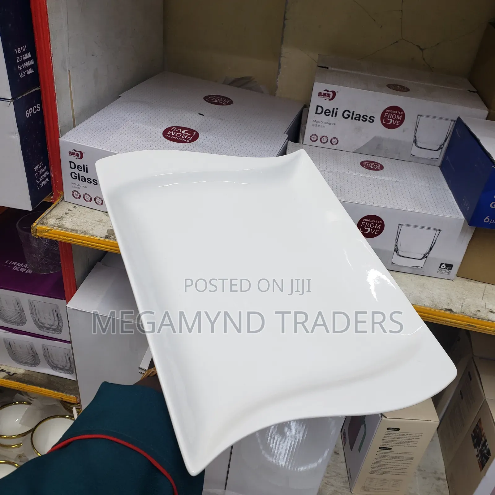 Ceramic Dinner Plate / Rectangular Dinner Plate