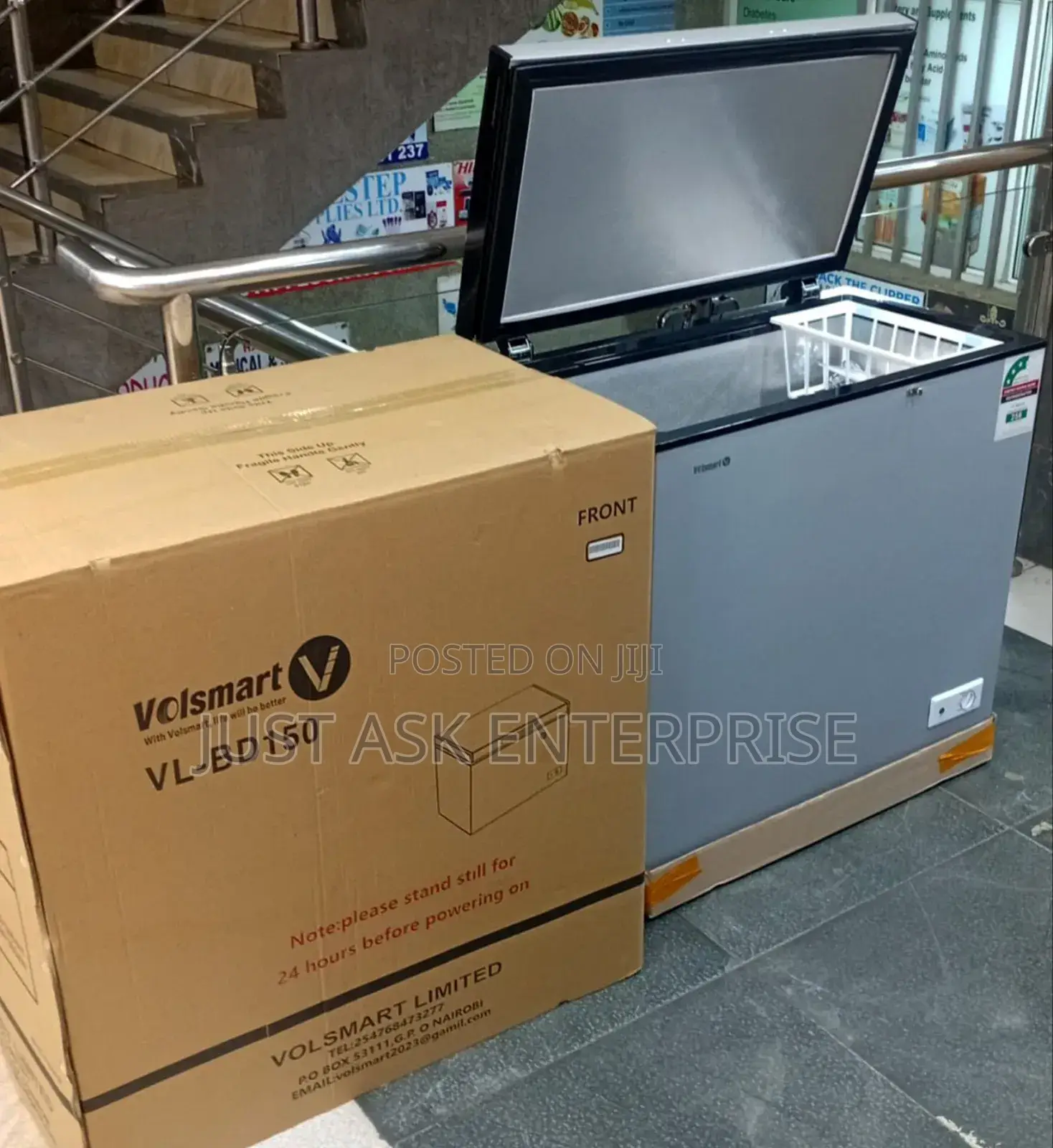 Vl-Bd150 Volsmart 150 Litres Deep Chest Freezer - Manual Defrost