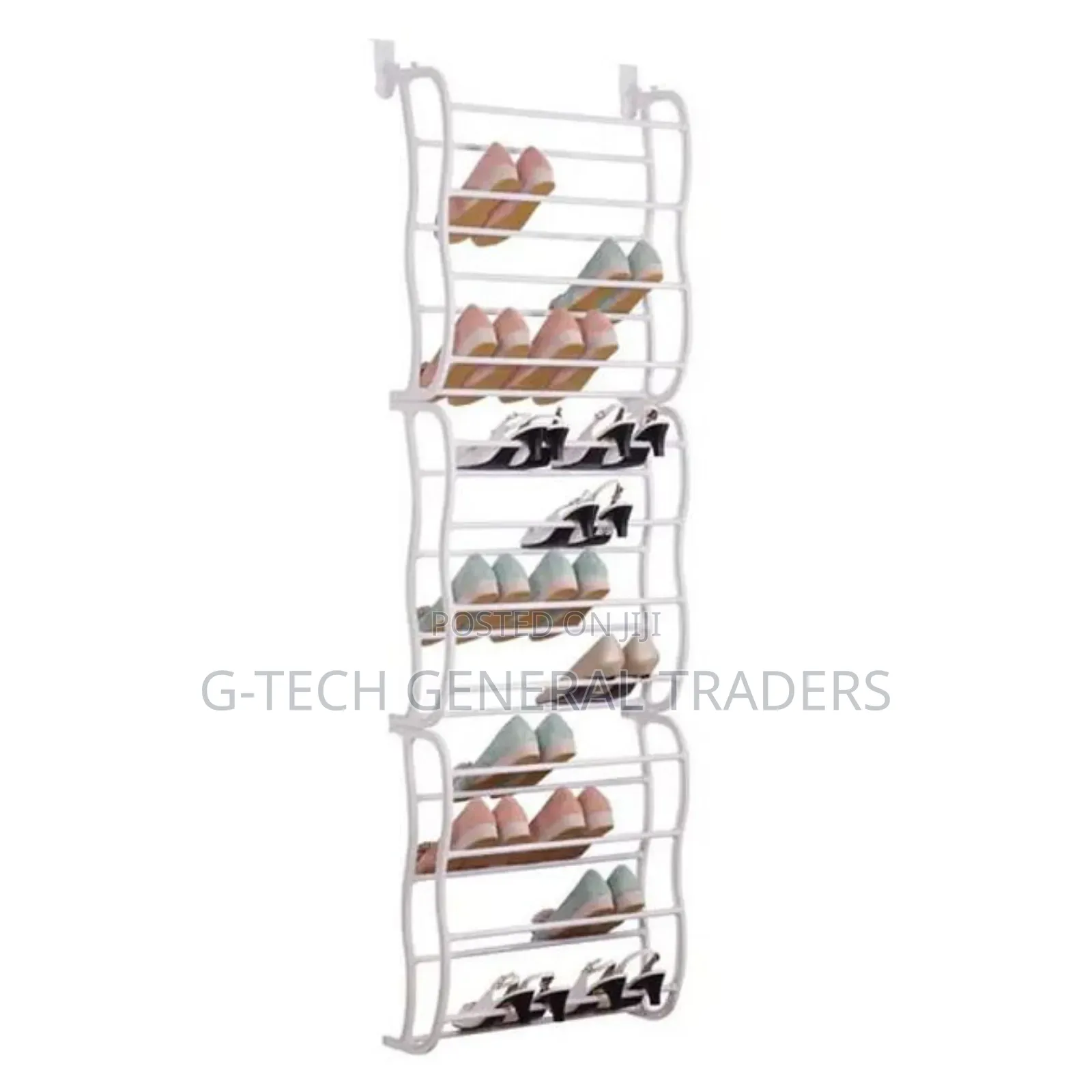 Over The Door Multicolored Executive Shoerack