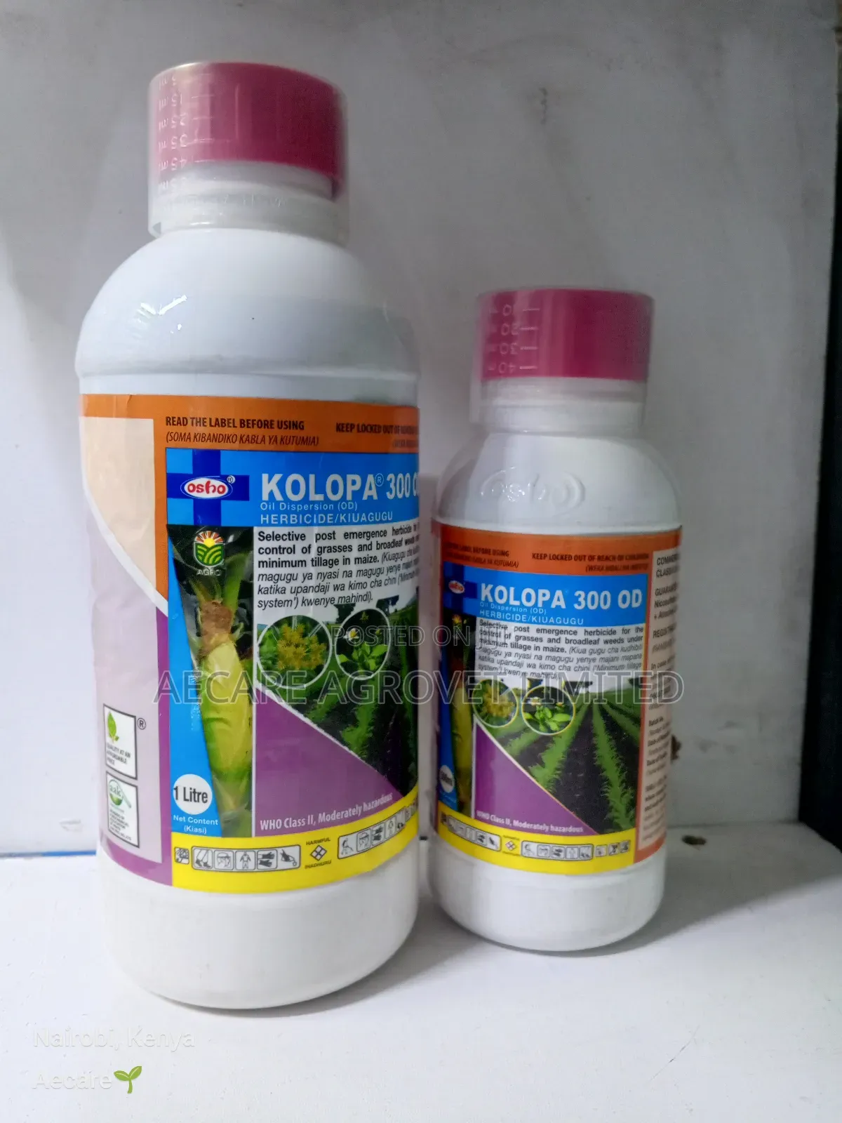 Kolopa 30od Oil Dispersion Herbicide 500ml, 1litre