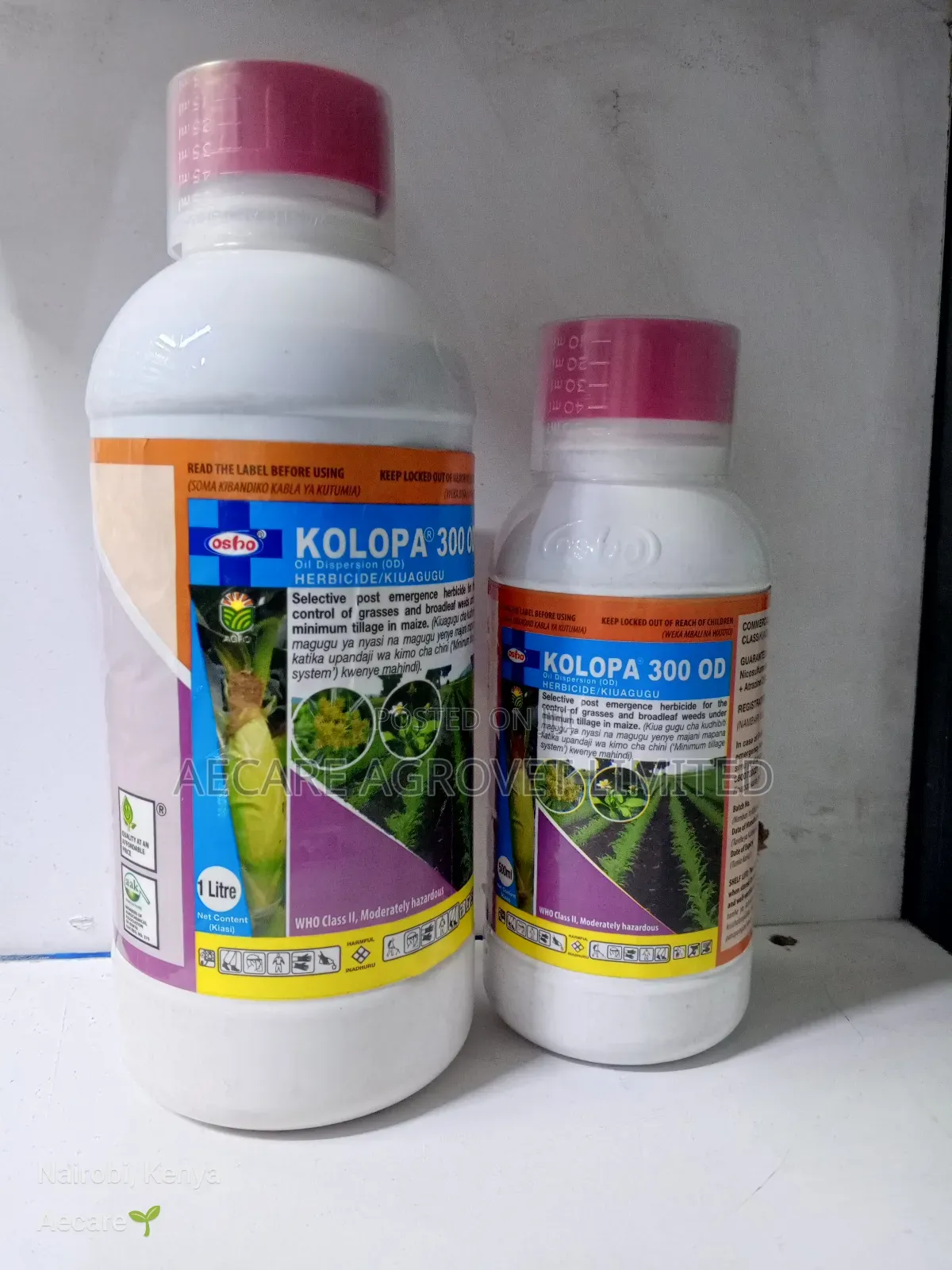 Kolopa 30od Oil Dispersion Herbicide 500ml, 1litre