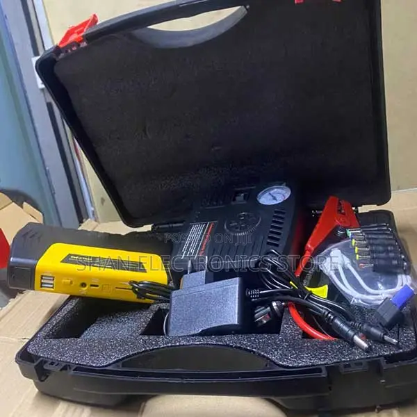 Tm15 Powerful Portable 4-in-1*Air Compressor**, **Power Bank