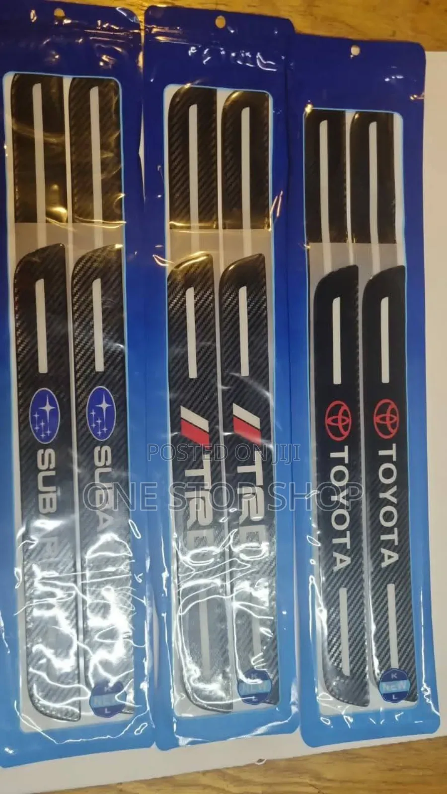 Heavy Duty 4x Door Step Antiscratch Carbon Stickers Subaru, Toyota,Trd