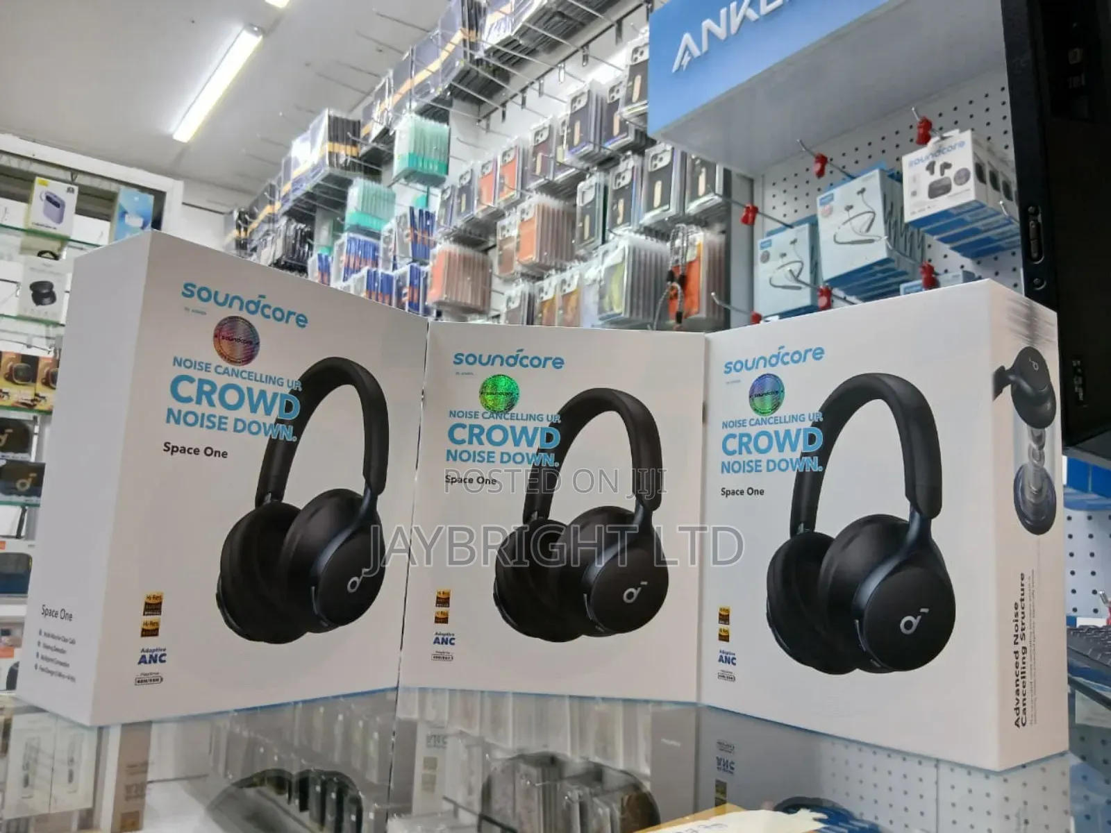 Soundcore Space One Headphones With Active Noise Cancelling
