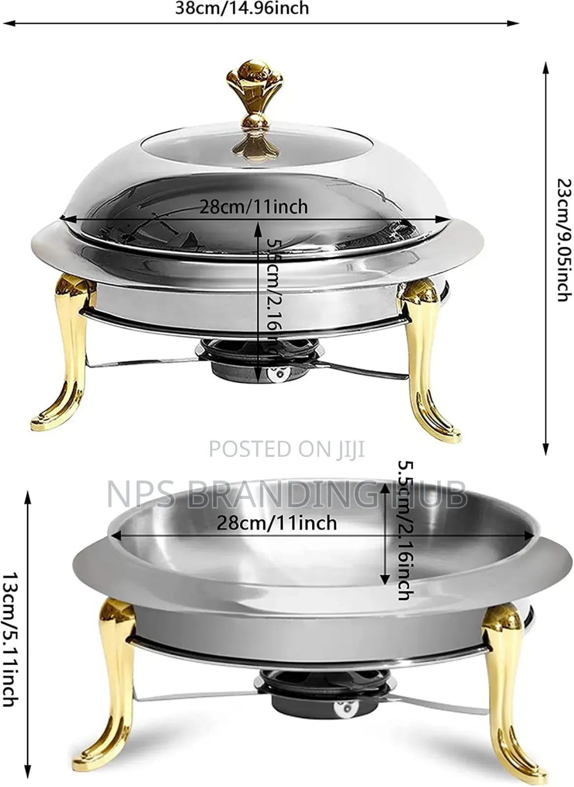 28cm Chaffing Dish Food Warmer (P O