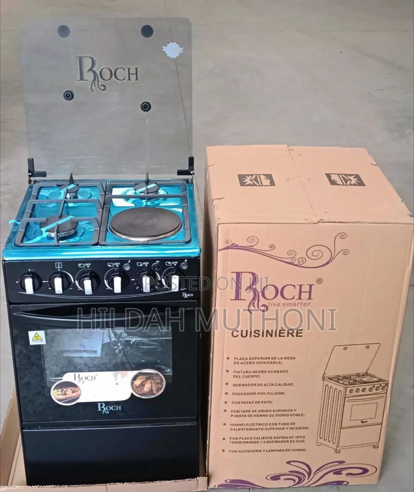 Roch 50×55 Standing 3+1 Cooker
