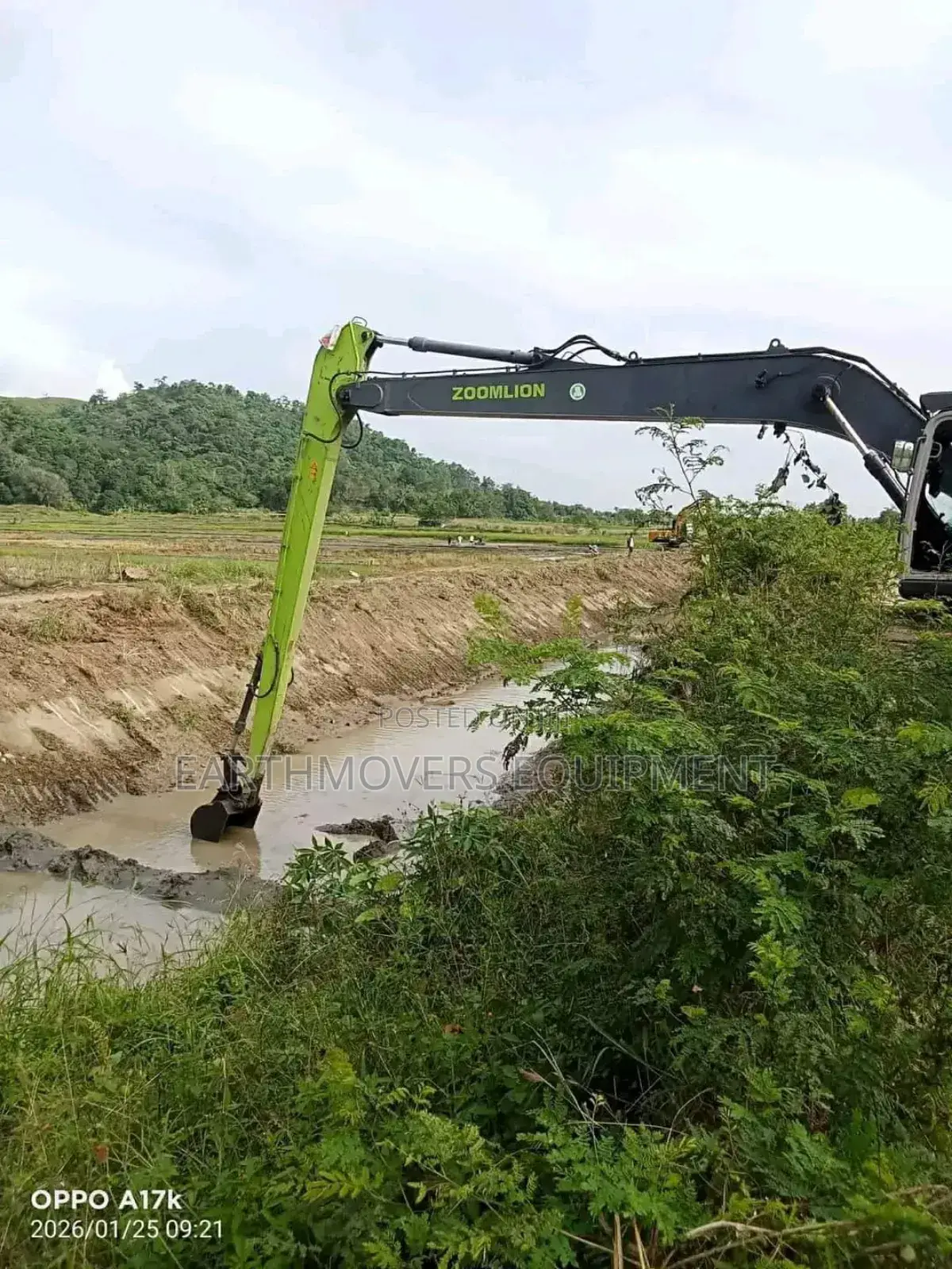Long Arm Excavator for Hire