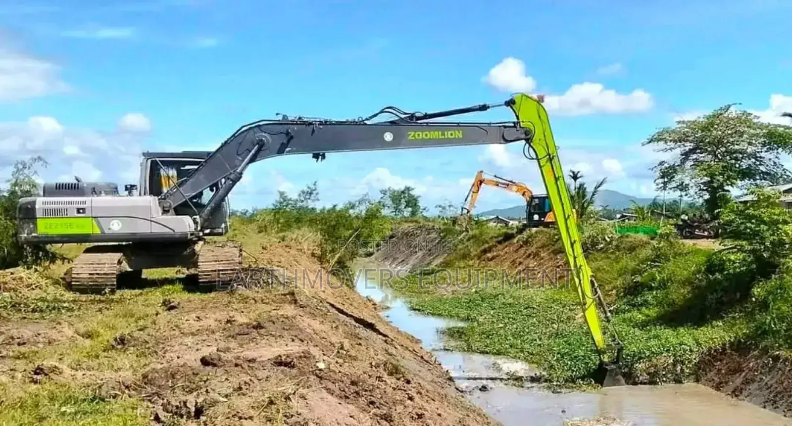 Long Arm Excavator for Hire