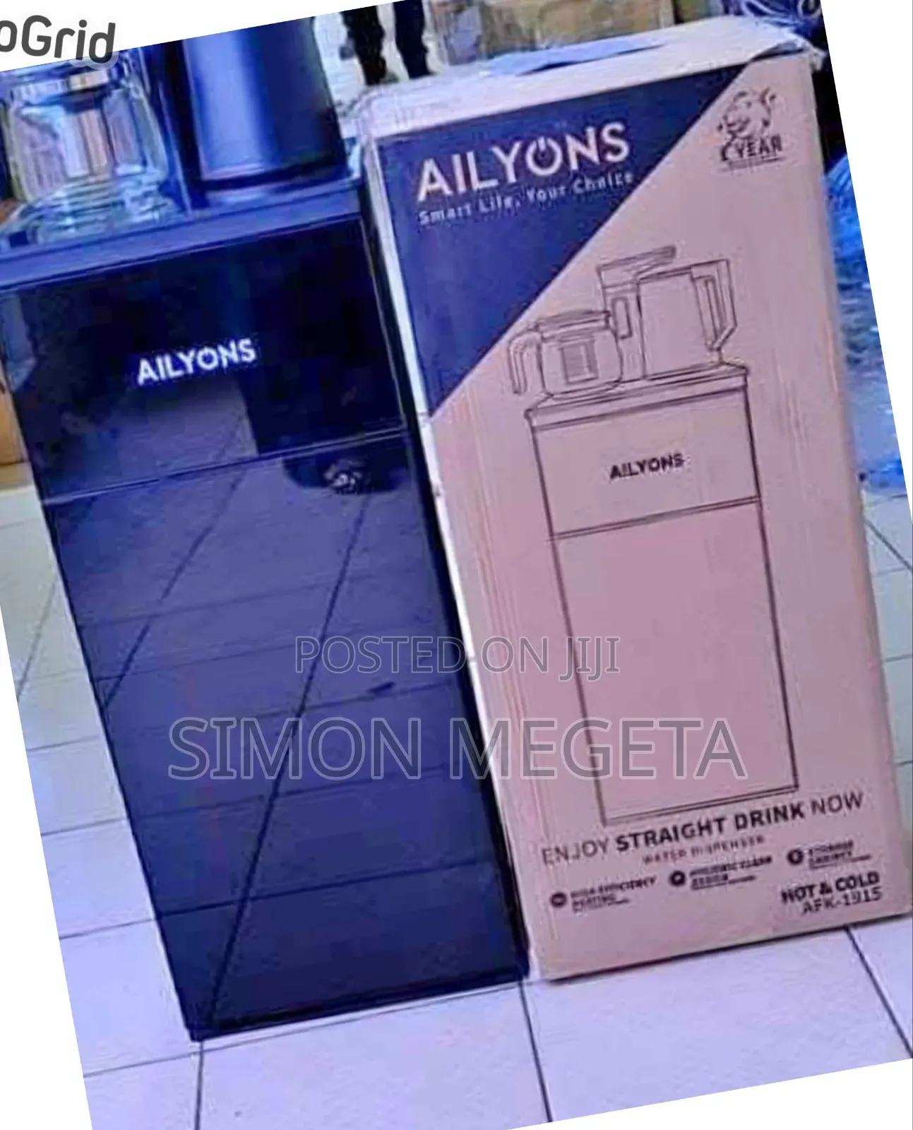 In Stock Ailyons Bottom Load Dispenser Hot and Cold