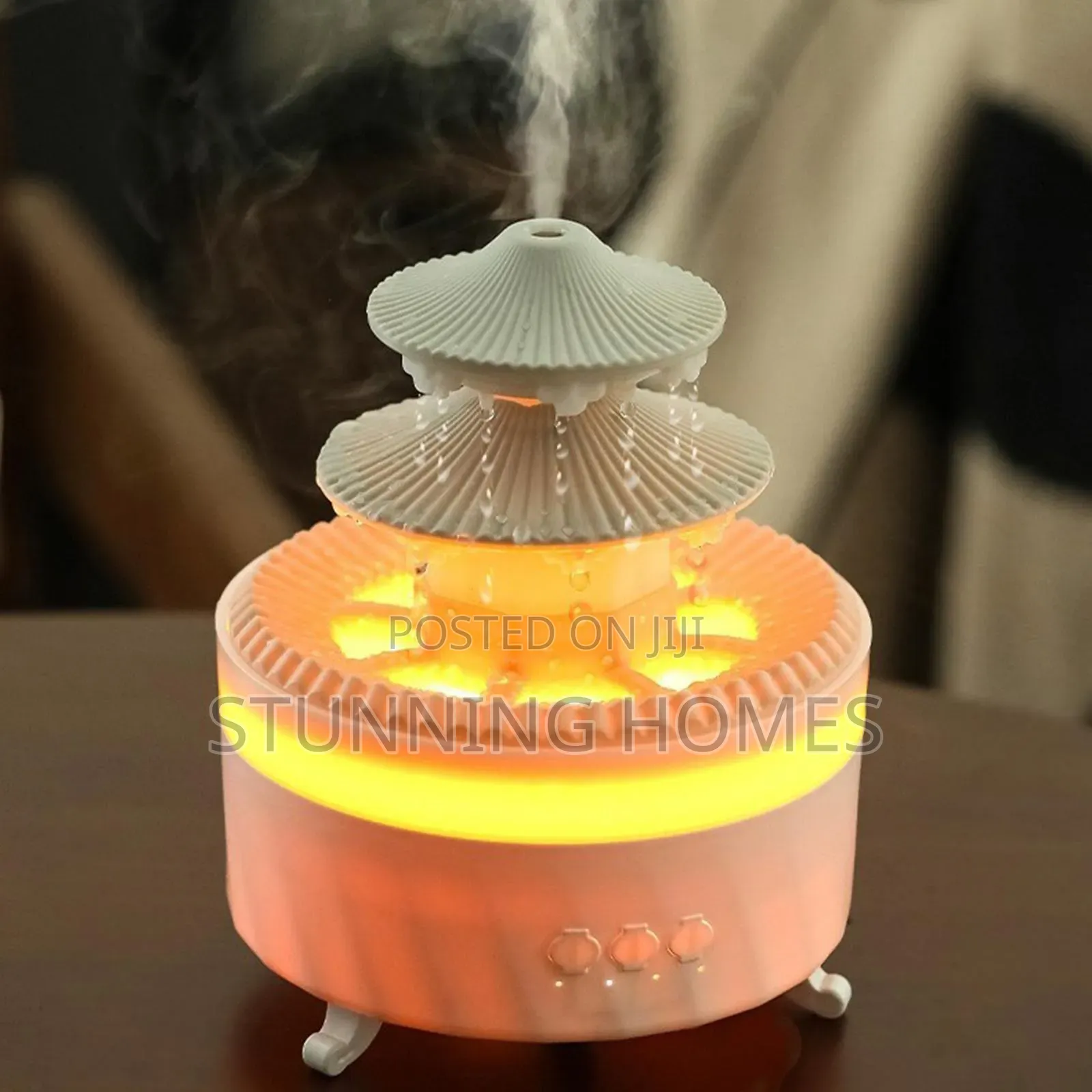 Raindrops  Humidifier 7 Colours Changing