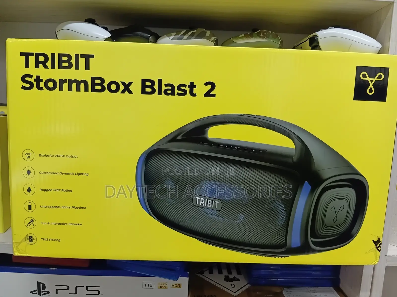Tribit Stormbox Blast 2 Waterproof Wireless Bluetooth Portable Speaker