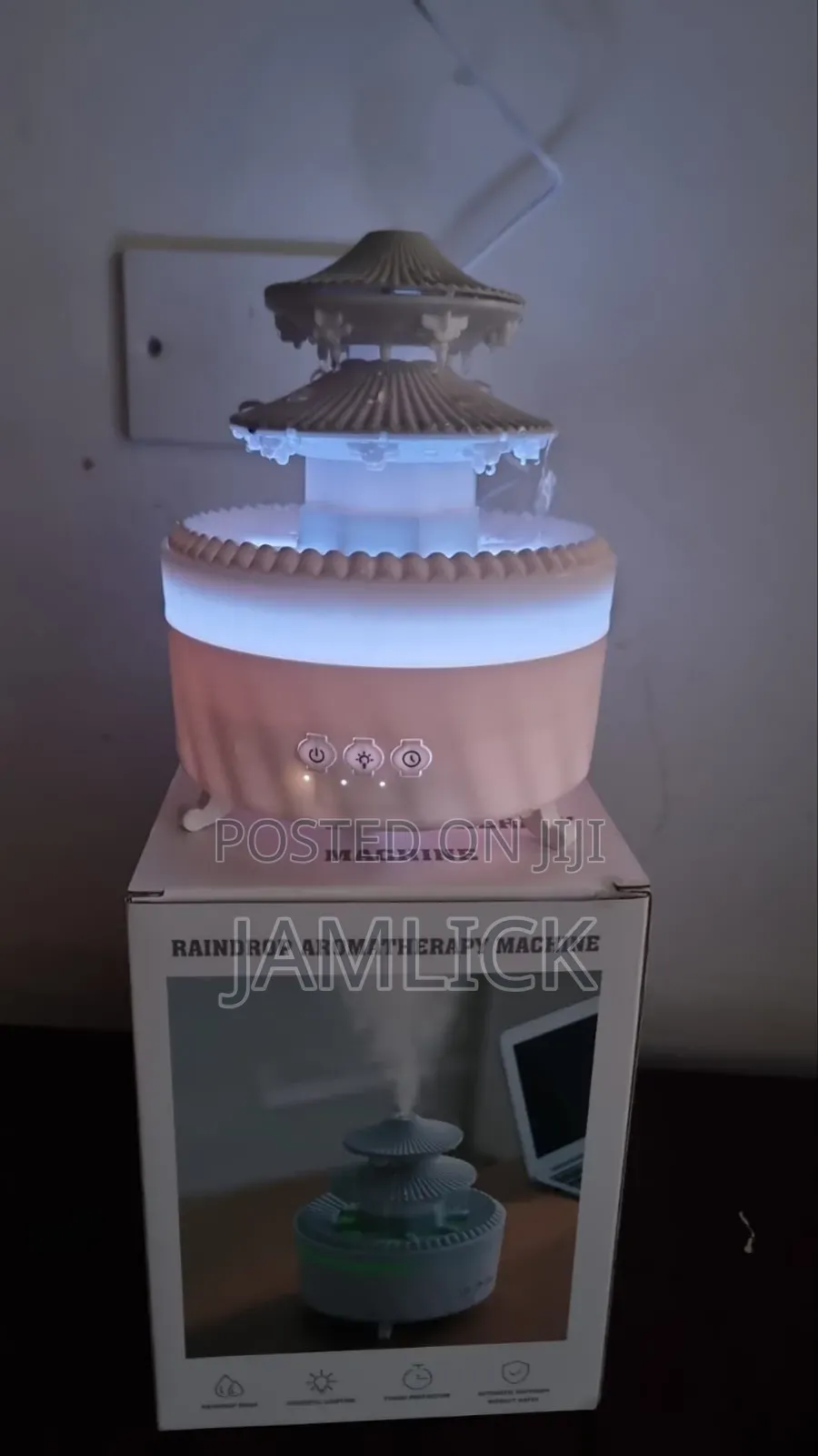 Double Roof 2-Level Raindrop Aromatherapy Humidifier - Pm
