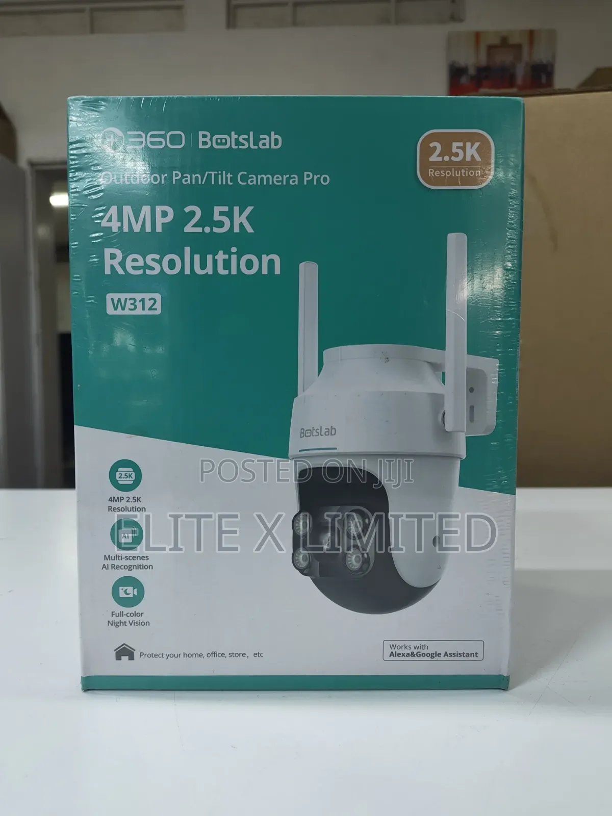 360 Botslab Outdoor Pan/Tilt Camera Pro 4mp 2. Resolution W312