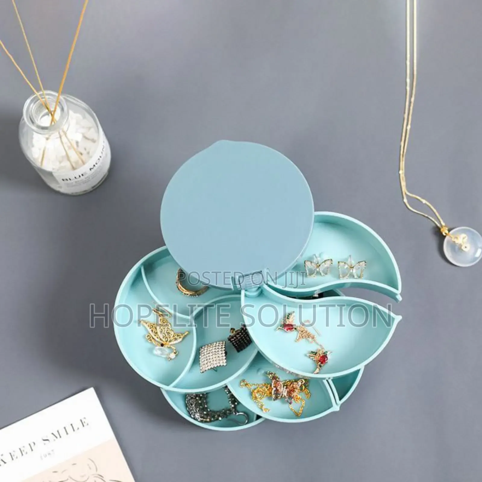 4 Layer Rotating Accessories Storage