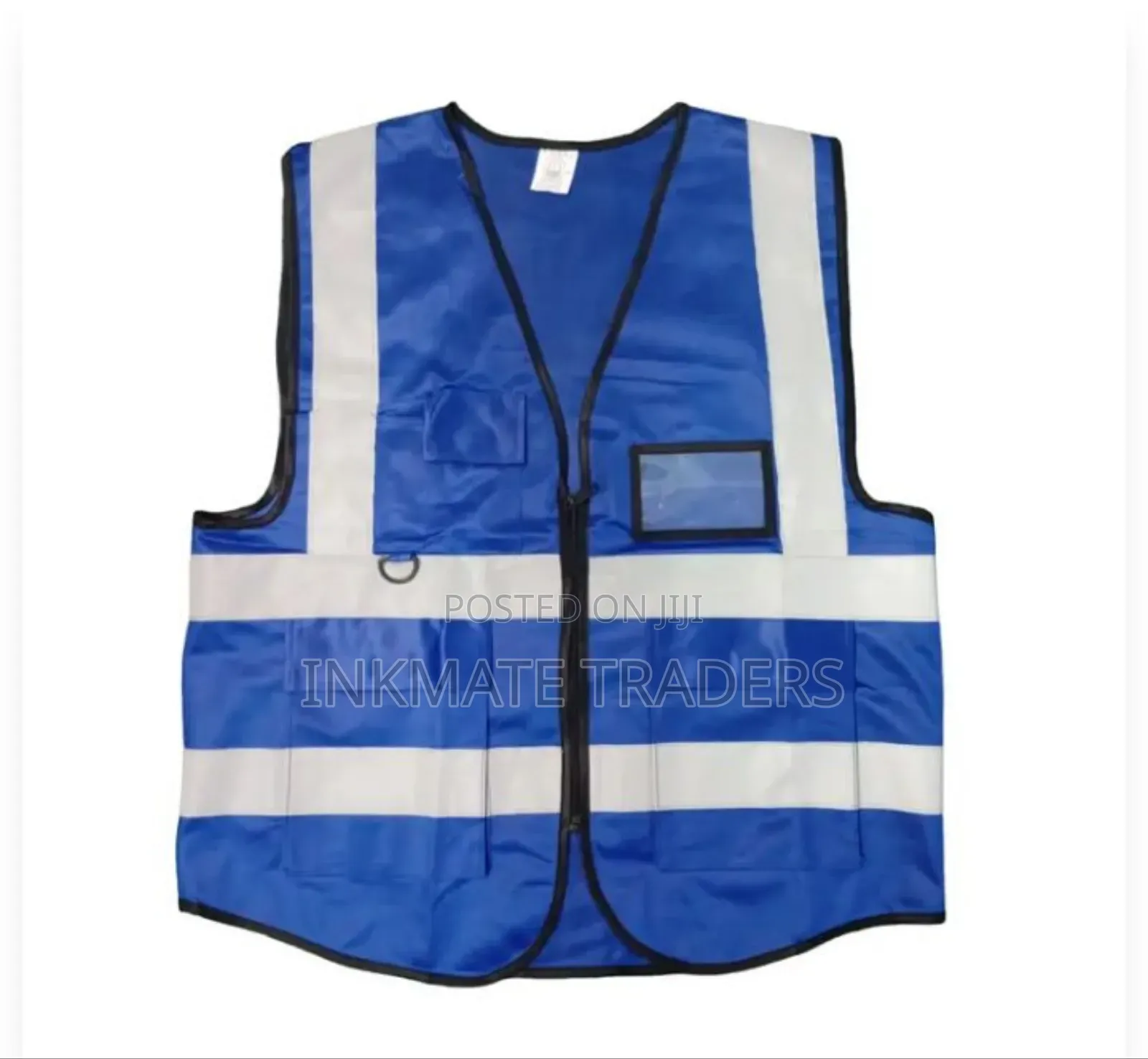 High Visible Blue Vest Refectors Pocket Reflector Branded