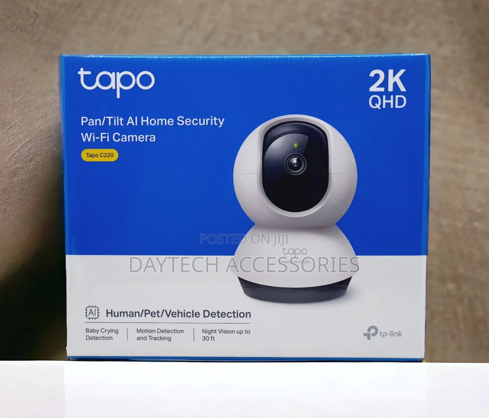 Tp-Link Tapo C220 Pan/Tilt Ai Home Security Wi-Fi Camera