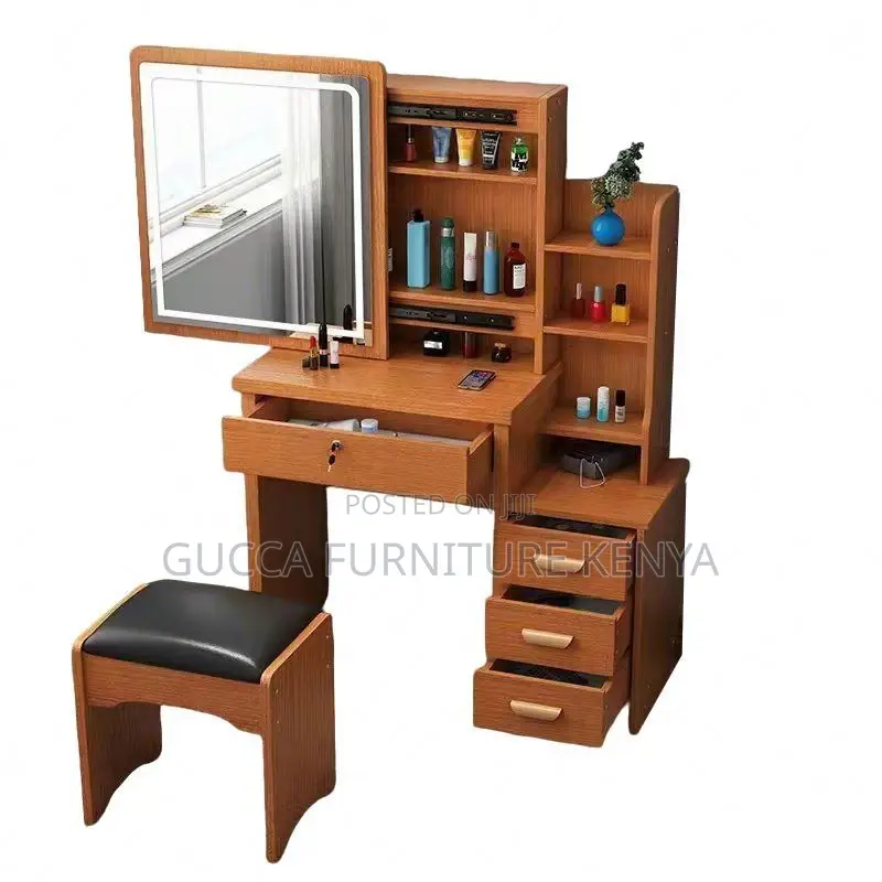 Dressers: Modern White Vanity Bedroom Dressing Table