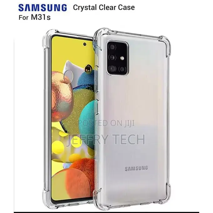 Mikior Samsung Galaxy M31s Soft Crystal Clear Transparent Phone Case