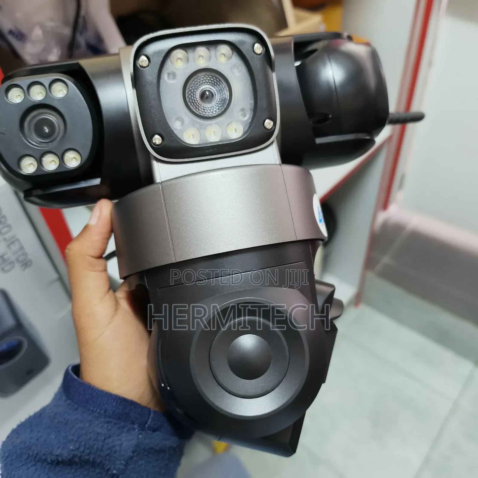 Three Screen Camera 4g(Sim Card)V380 Triple Lens CCTV