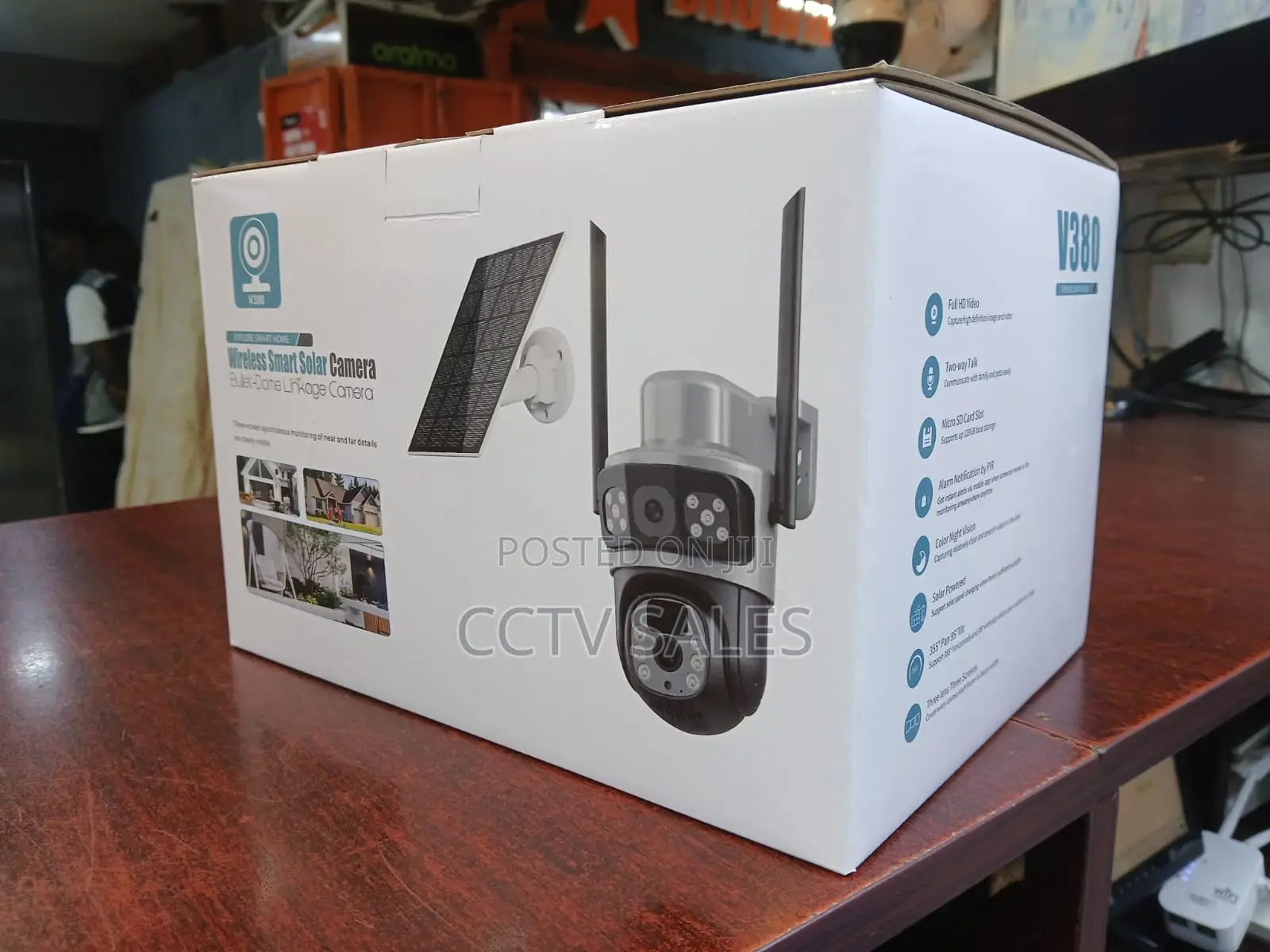 Wifi V380 Solar PTZ