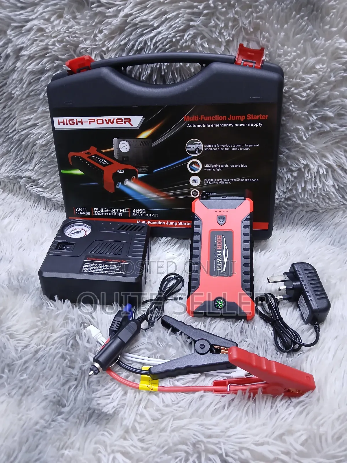 High Capacity Power Jumpstarter Emergency Kit