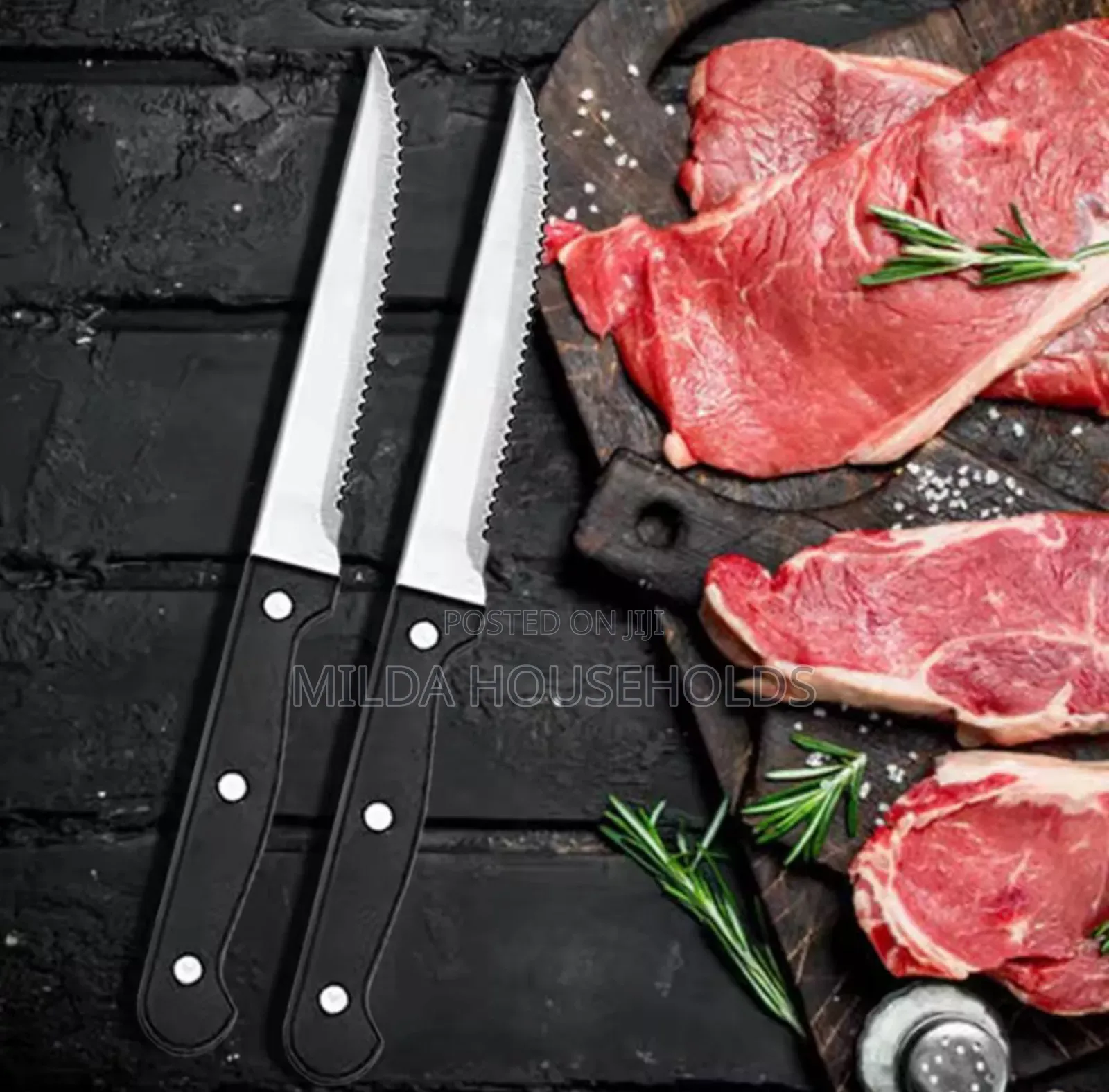 Stainless Steel Serrated Steak Knife
