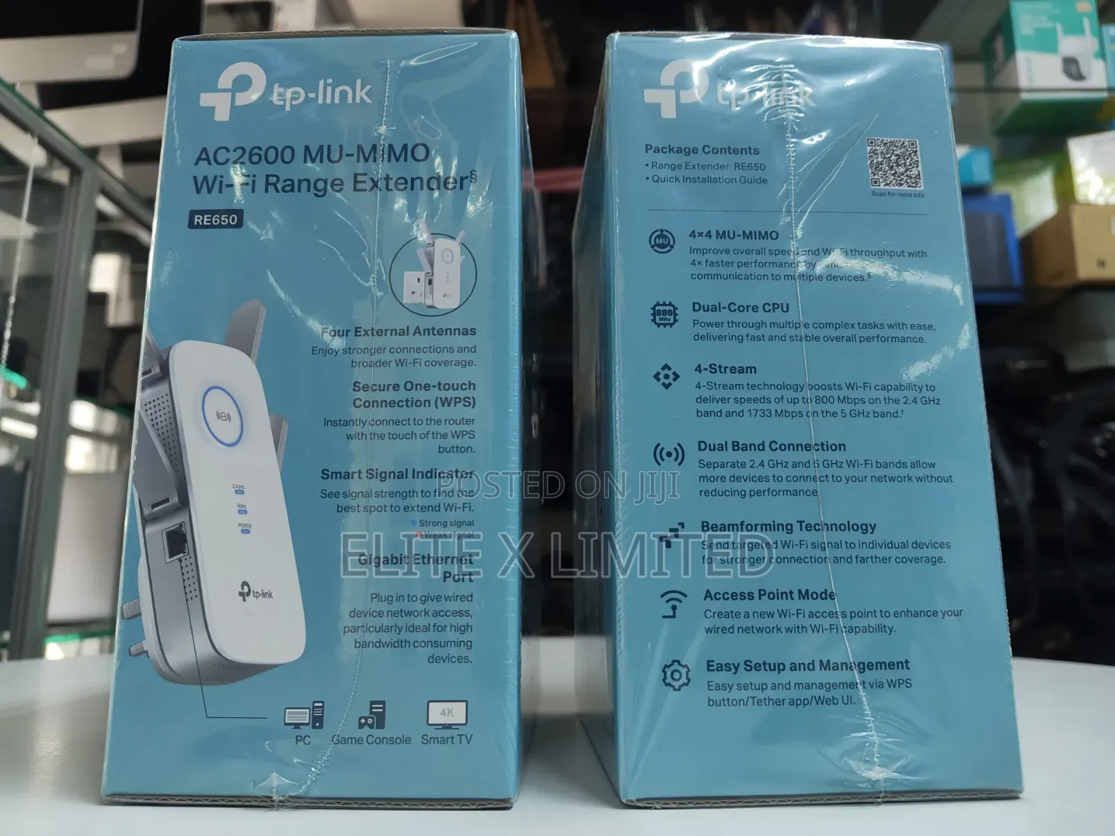 Tp-Link Mu-Mimo Wi-Fi Range Extender Ac2600 Dual Band