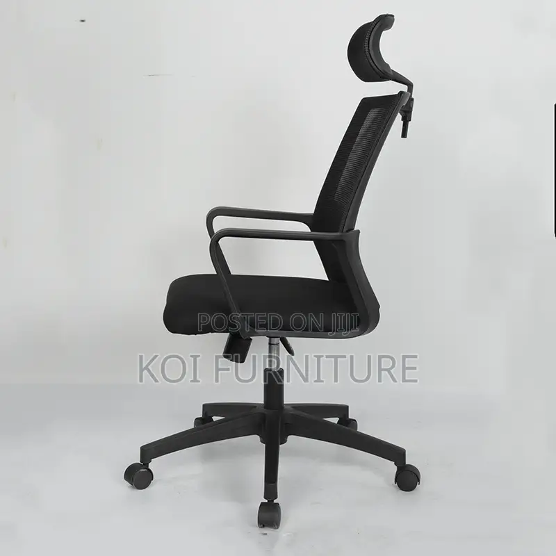 Office Chair : Modern Black Mesh Task Chair
