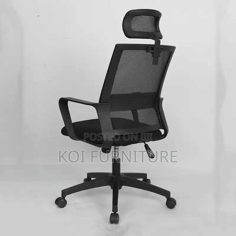 Office Chair : Modern Black Mesh Task Chair
