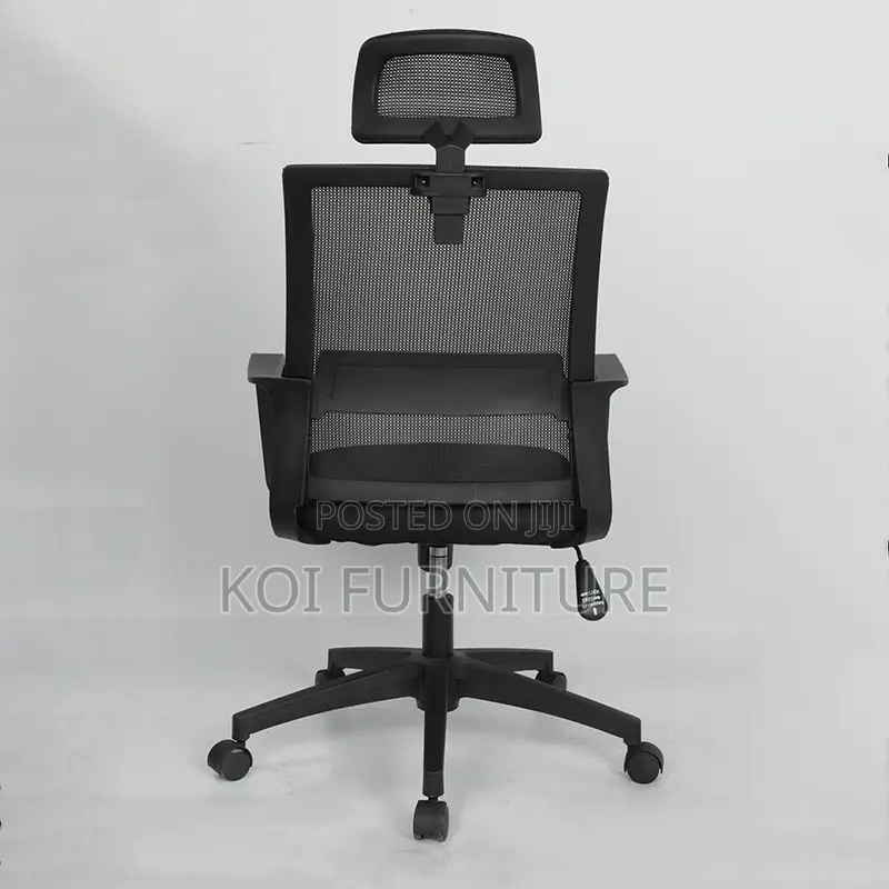 Office Chair : Modern Black Mesh Task Chair