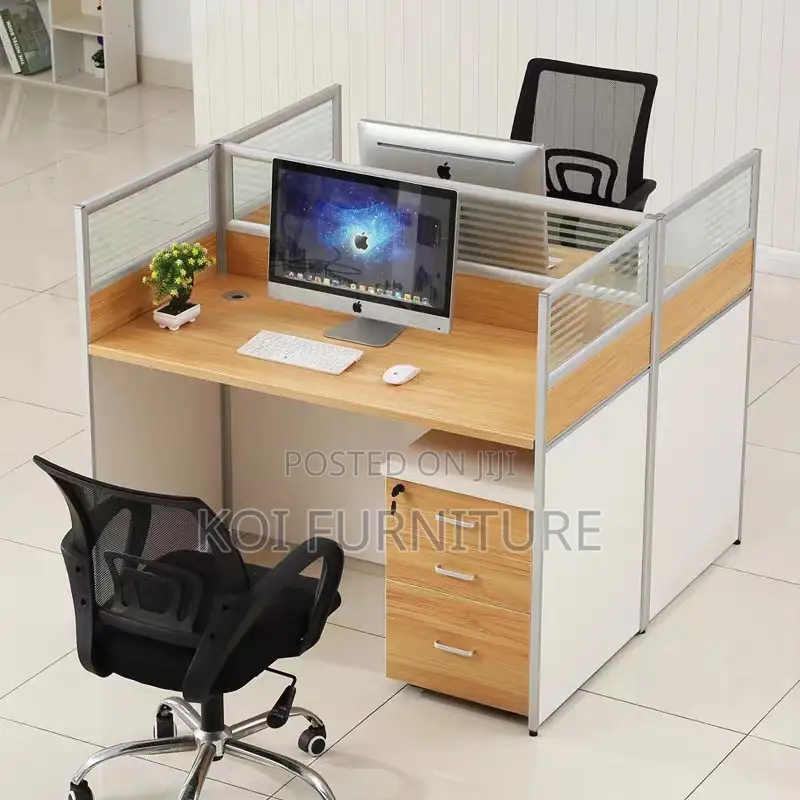 Office Desk : 2-Way Modular Office Workstation