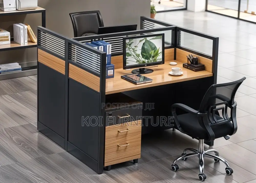 Office Desk : 2-Way Modular Office Workstation