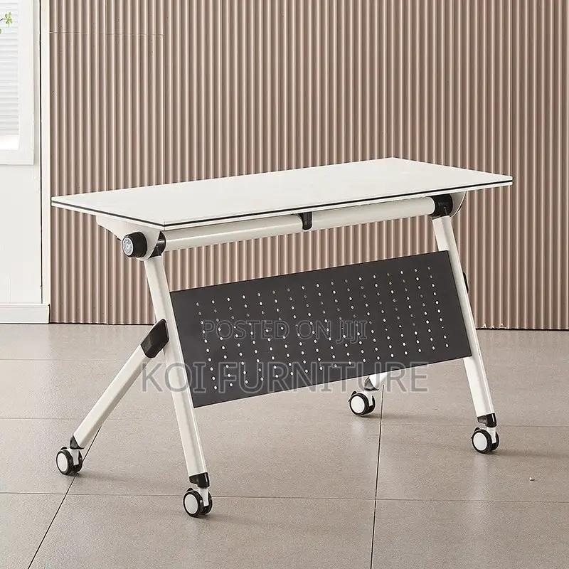 Office Table : Mobile Foldable Office Training Table
