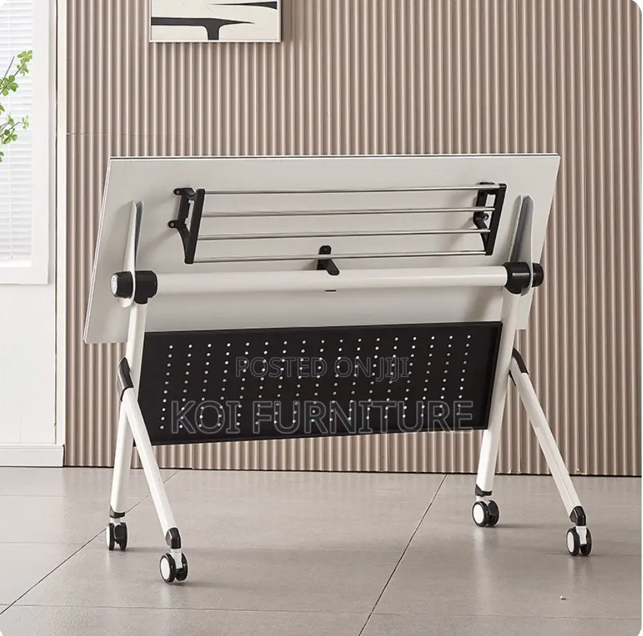 Office Table : Mobile Foldable Office Training Table