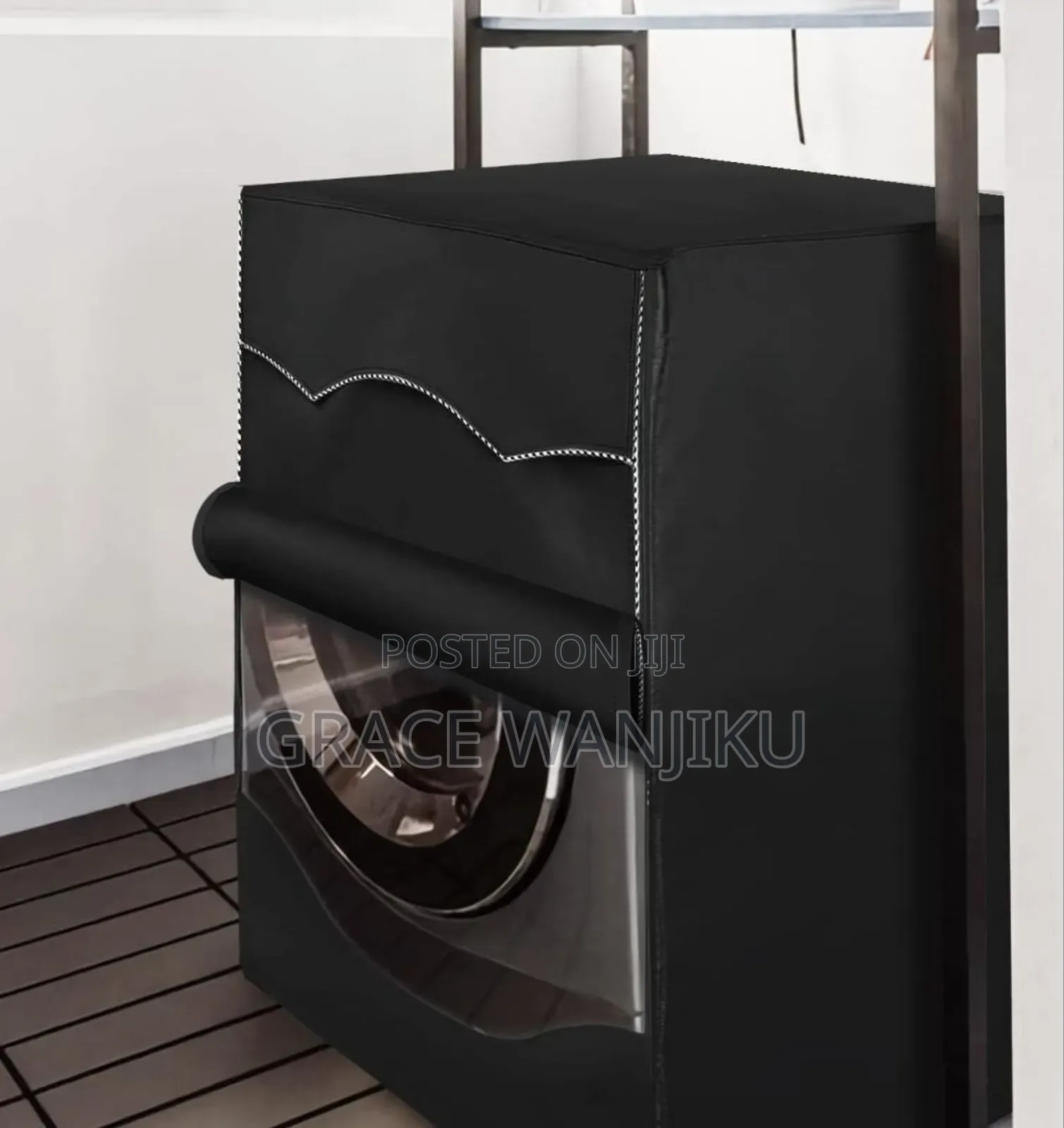 *Front Load Washing Machine Cover* Black