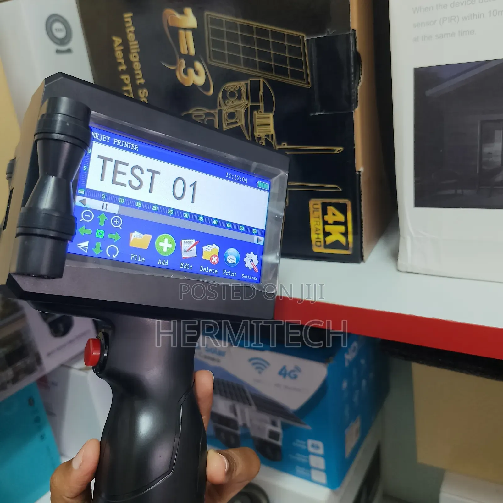 New Model Inkjet Printer With Multiple Colour Cartridges Handheld