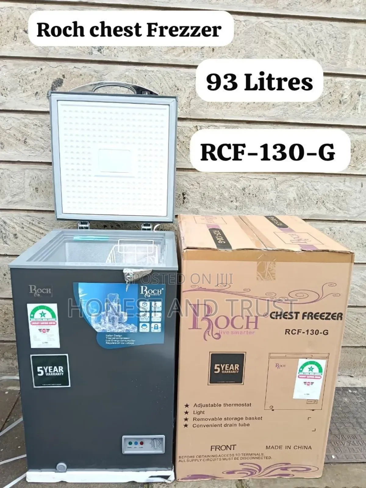 Roch RCF-130-G Chest Freezer