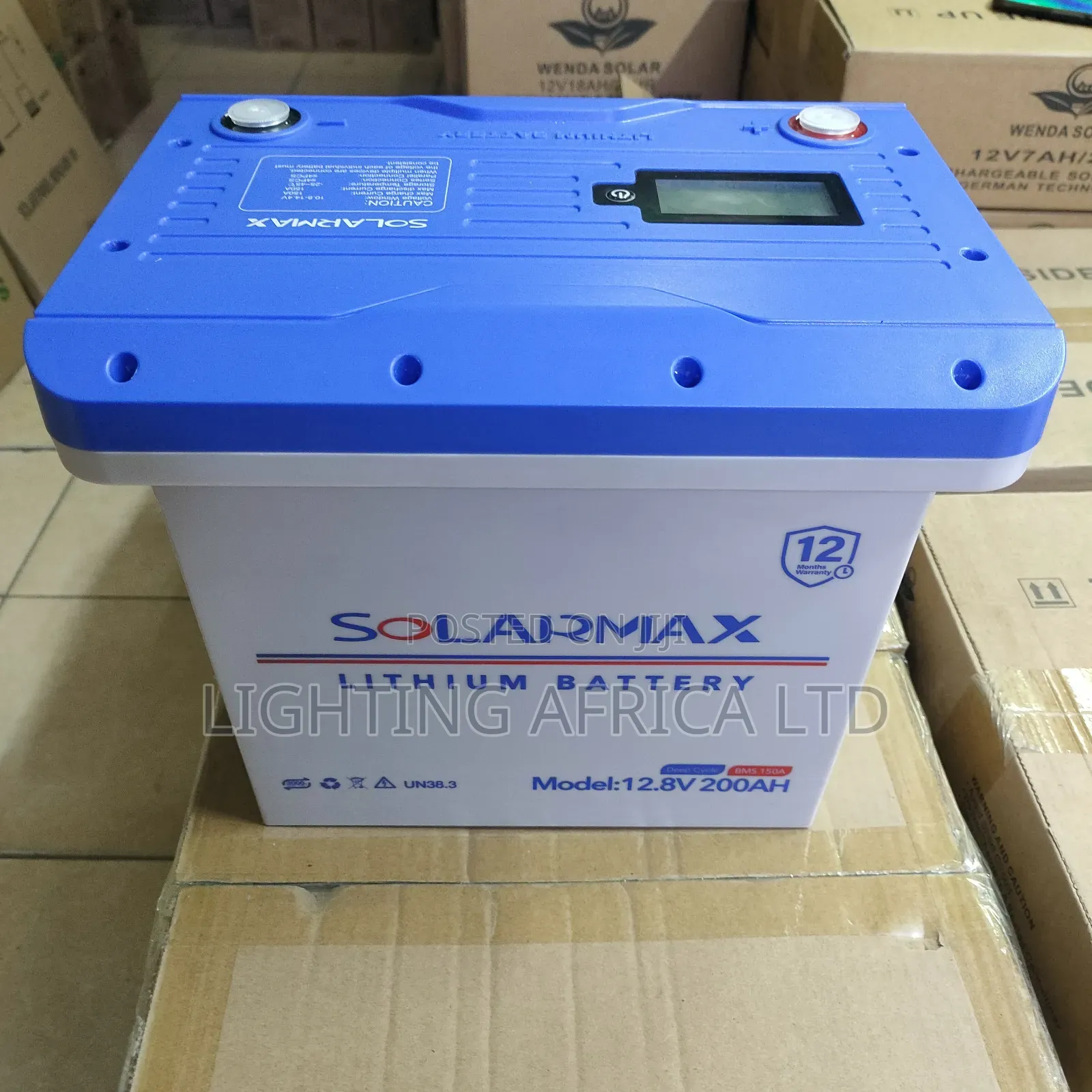 200ah - 12v Solarmax Lithium Solar Battery - Tv,Mini Fridge Lights